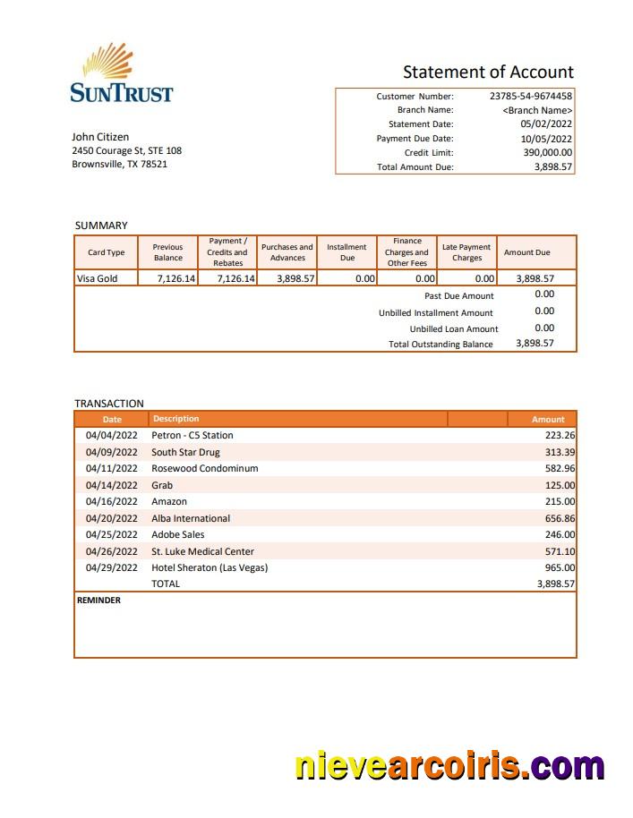 USA Suntrust VERSION 2
